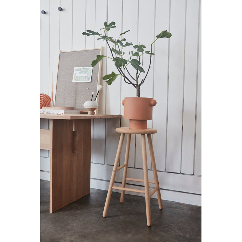 Moto Solid Wood Stool