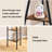 Coat Rack Freestanding With Hooks,3-Tier-117759854