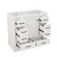 Meuble-lavabo moderne 36 po sans lavabo avec séparateur de tiroir multifonctionnel et tablette réglable-104835825