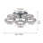 Lulwah LED Semi Flush Mount