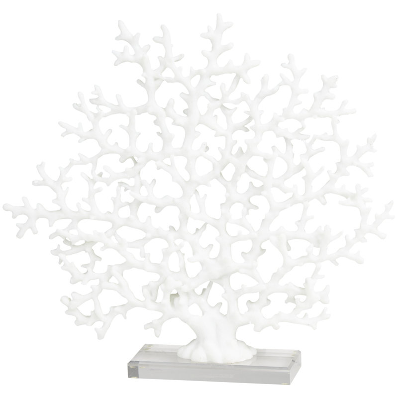 Sculpture corail Enprise, Blanc