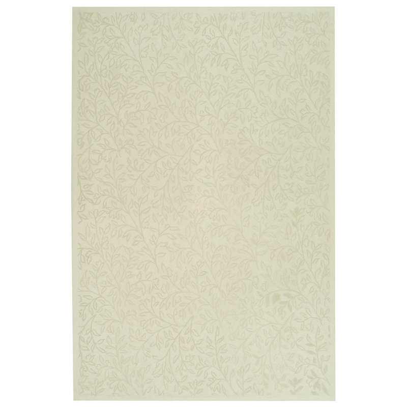 Martha Stewart Hand Hooked Cotton Floral Rug, Rectangle 2'6" x 4'3"