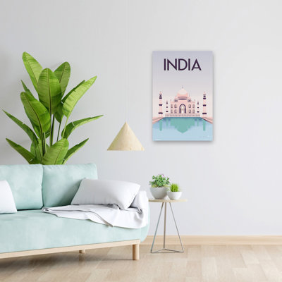 India - Adventure Aqua Asia Blue Art