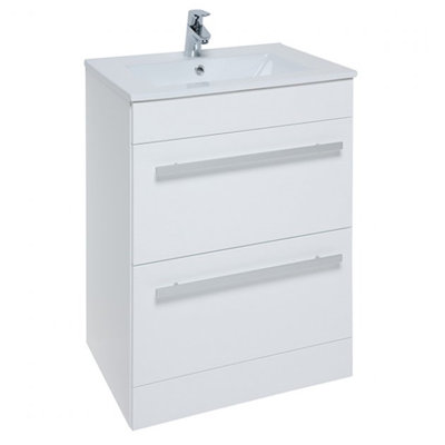 Clifton 600mm Single Bathroom Vanity with Vitreous China Basin