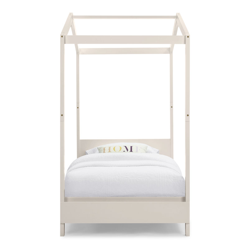 Lit simple Poppy House, Beige doux