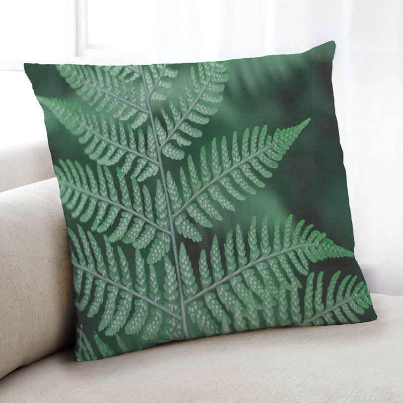 Coussin Plants Leaves 56, Microsuède