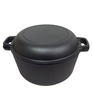 5 Quart Lodge Cast Iron Dutch Oven With Bail Handle — The Carl Johnson Co.