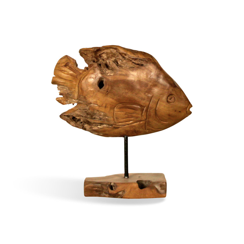 Sculpture de poisson pomfret