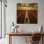 «We'Ll Meet Again 2 Landscape Sqaures» par DB Waterman, art mural en métal doré, 36 po x 36 po-1771552310