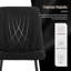 50cm H Velvet Upholstered Metal Side Chair-458432733