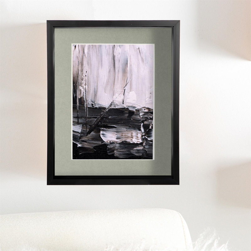 Nicola Spring - 8" x 10" 3D Deep Box Photo Frames - 5" x 7" Mount, Black