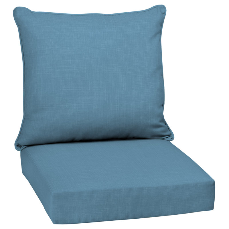 ARDEN Outdoor Chaise Lounge 3.5" Cushion, Light Blue