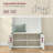Hall Tree With Storage Bench - Entryway Coat Rack With Hooks, Shoe Bench, And Shelves, Farmhouse Style Mudroom Organizer For Hallway, Foyer, Entryway