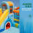 Inflatable Shark Theme Water Park Bounce House With Multi-Activity Center