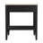 Isa 22 in. W Marble Top 1 Drawer Nightstand with Shelf, Washed Black-1220109040