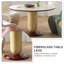 Solid + Manufactured Wood Fibreglass white and beige Dining Table-108044820