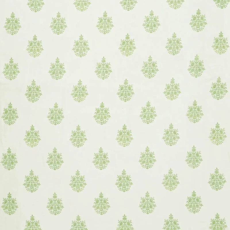 Asara Flower Sheer Fabric, Green