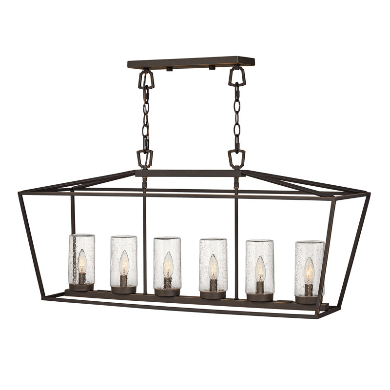 Alford Place 6-Light Outdoor 12v Chandelier w/ LEDs Included, Oil Rubbed Bronze