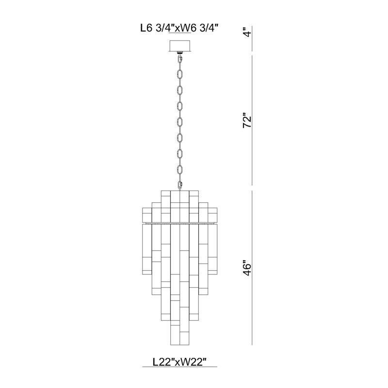 Altesa 20 - Light Dimmable Chandelier