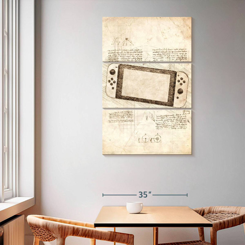 Console de l'interrupteur de la console, H 65 po x l 42 po