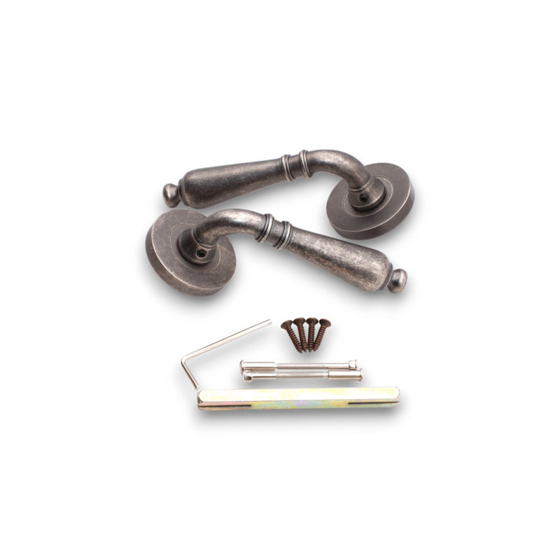 Hazel Lever Door Handle Pewter