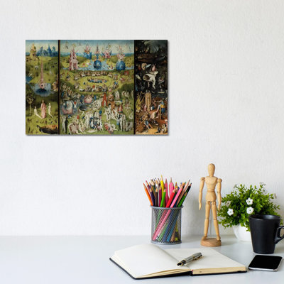 The Garden Of Earthly Delights 1504 by Hieronymus Bosch - Print on Canvas