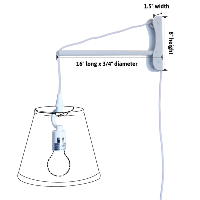 Soderlund Plug-in Armed Sconce