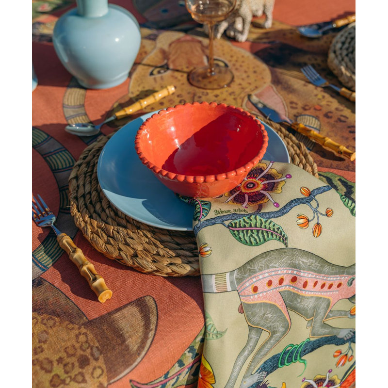 Meandering Monkey Tales Napkins, Delta