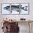 " Marine Bass Fisherman Sea Life " 3 Piece Art Graphic Art Print-2028922305-2028826438