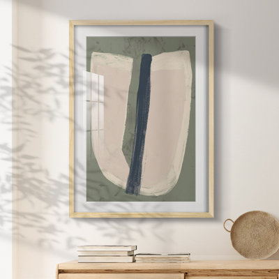 Paper Slice III -Framed Print