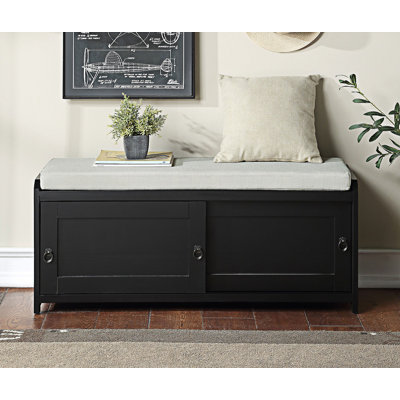 Banc avec armoire de rangement