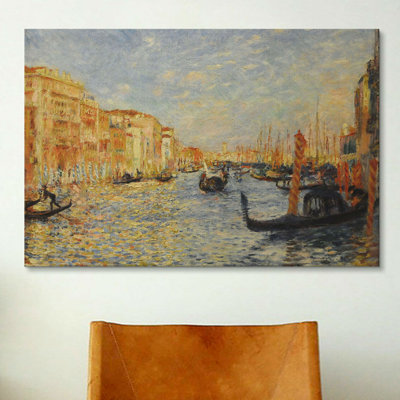 «Grand Canal Venice» par Pierre-Auguste Renoir, reproduction d'art sur toile
