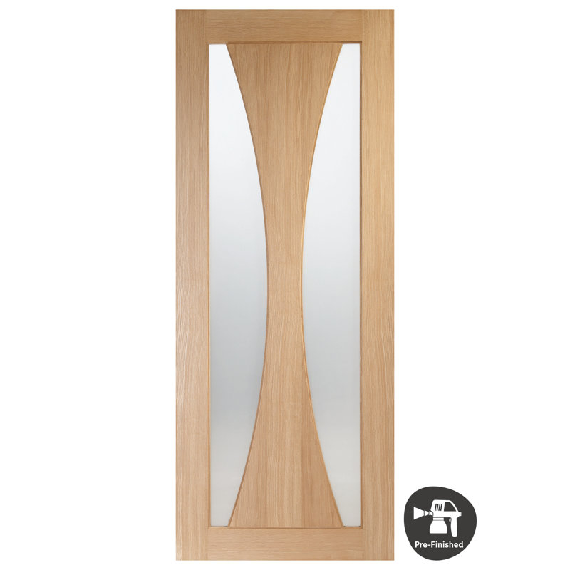 Internal Glazed Oak Pre-Finished Verona, 1981mm H x 762mm W x 35mm D