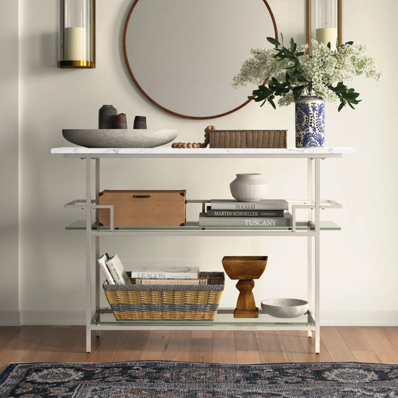 Console de 52 po Eiffe, Chrome