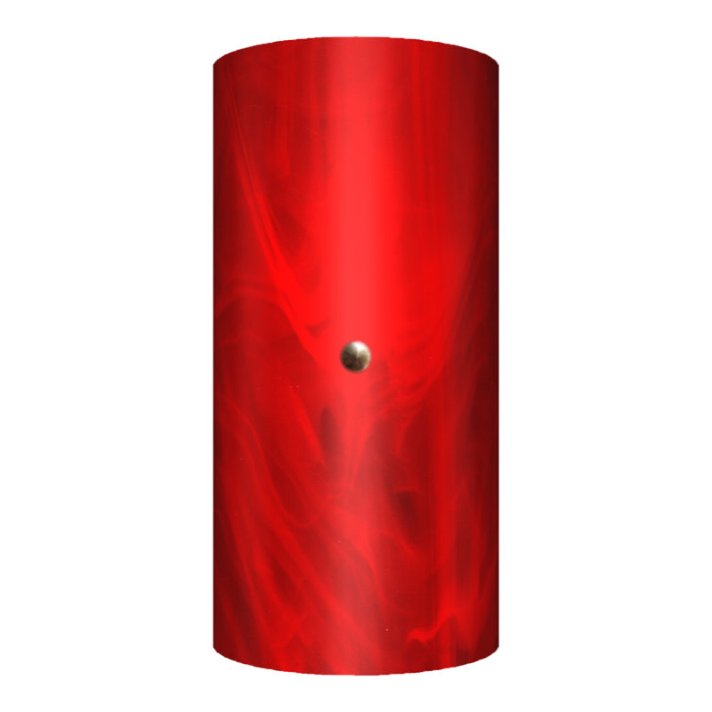 Plafonnier encastré 2 lumières narrow Nishimura, Rouge vif