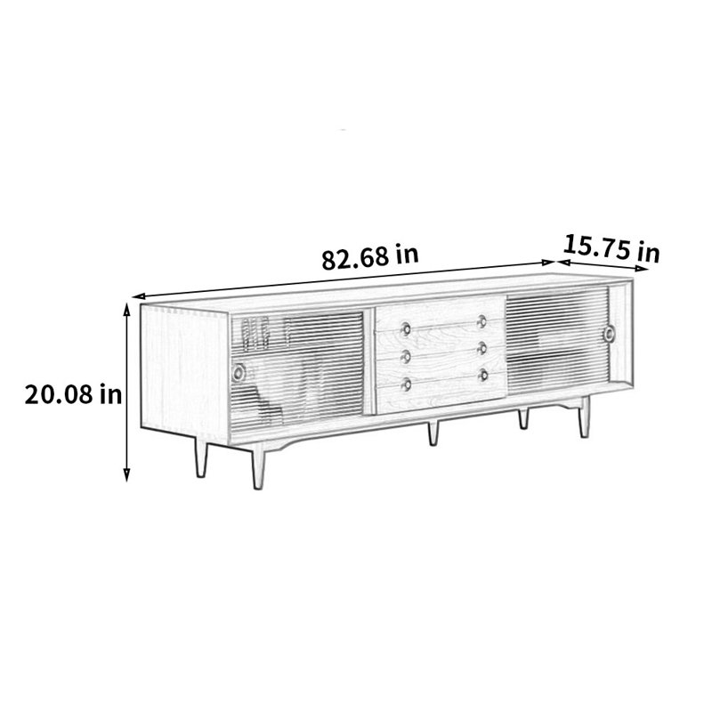 Simple Multifunctional Storage Audiovisual Cabinet