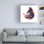 Art mural sur toile tendue - "The Futur is Bright" par Robert Farkas pour décoration de salon, de chambre à coucher ou de bureau - 35 x 35