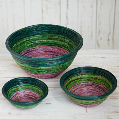 Handmade Paper Decorative Bowl 1