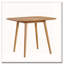 Table de salle à manger carrée en bois-1049489015