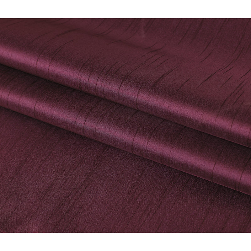 Panneau de rideau simple occultant et isolant synthétique de couleur unie Kensington, l 45 po x L 84 po, Bourgogne