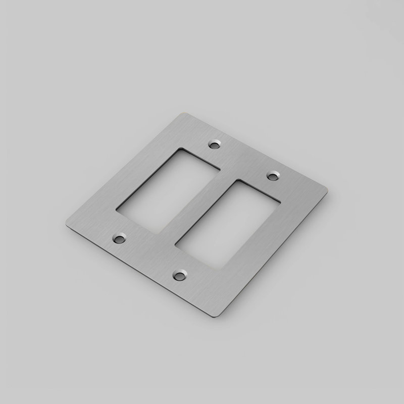 Plaque 2G / sans logo, Acier