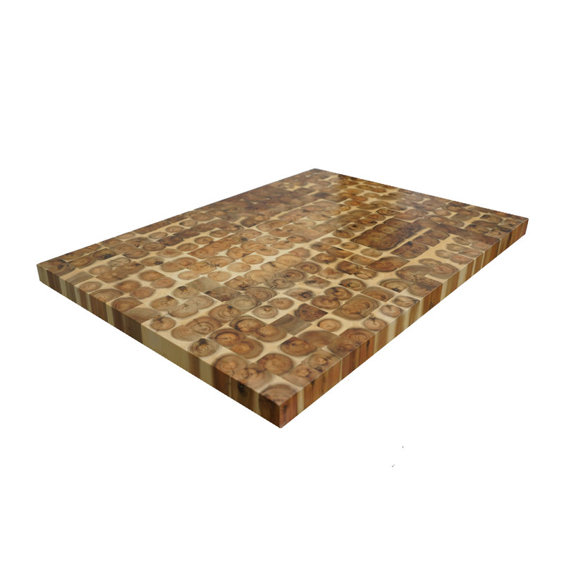 Clowser 42'' L x 30'' W Solid Wood Rectangular Square Edge Table Top