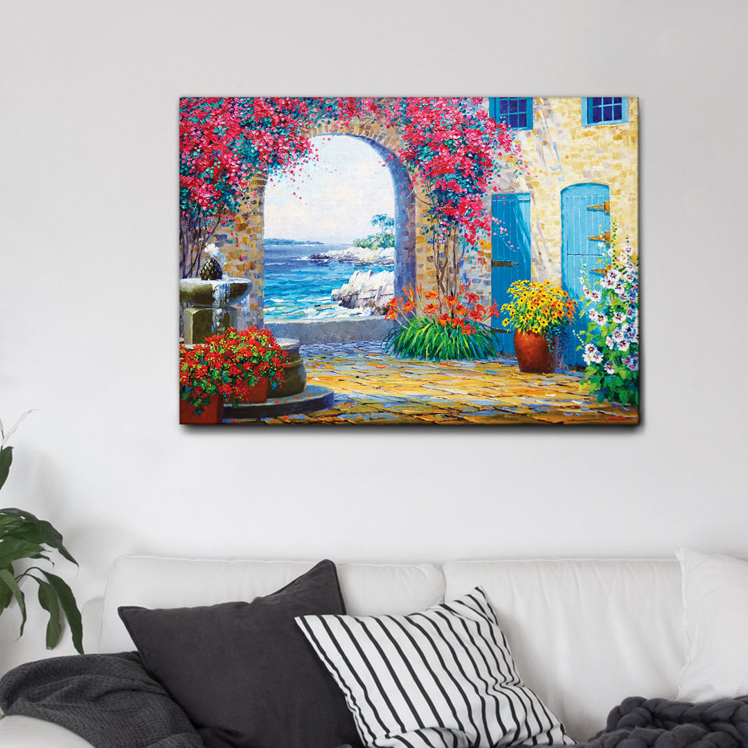 Kunstdruck Whispers of the French Riviera von Mikki Senkarik