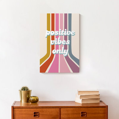 Impression sur toile positive Vibes