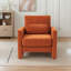 Chaise d'appoint moderne, fauteuil rembourré en chenille-106863210