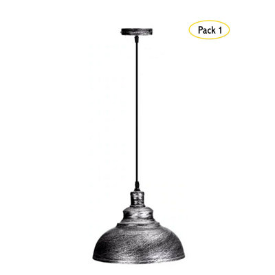 Reichenbach 1 - Light Black Dome Pendant