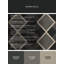 Tapis moelleux moelleux à motif art déco brun et gris Ealey-508363210