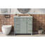 Meuble-lavabo de salle de bain avec comptoir de lavabo, porte à fermeture douce et 3 tiroirs