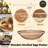 Wooden Deviled Egg Platter Round