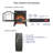 Latissa Winston Porter 17.5 " W Electric Fireplace